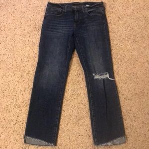 Banana Republic girlfriend jeans waist size 28